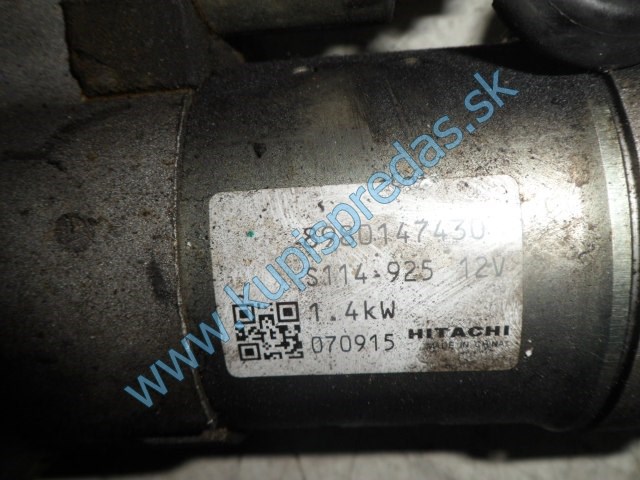 štartér na opel astru H 1,7cdti, 8980147430